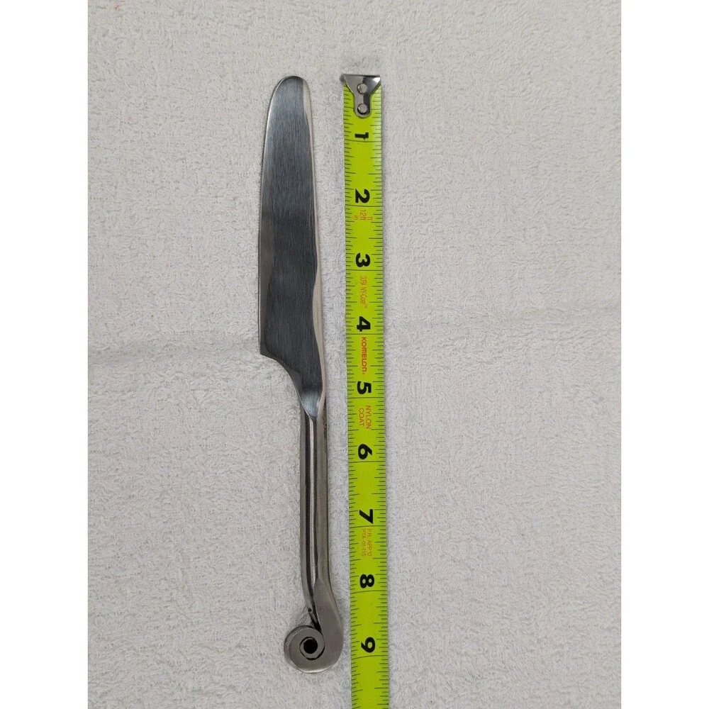Pier 1 Imports - LILY - Fork  & Spoon & Knife - Swirl Scroll Stainless - 5 Piece